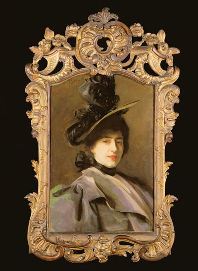 Portrait of Madame Flora Reyntiens by John Singer Sargent